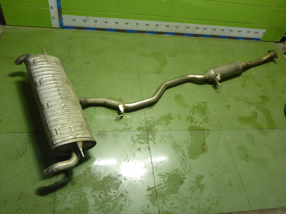 Глушитель основной / задняя часть