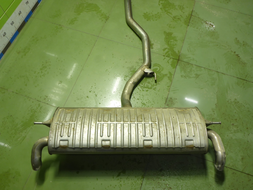 Глушитель основной / задняя часть