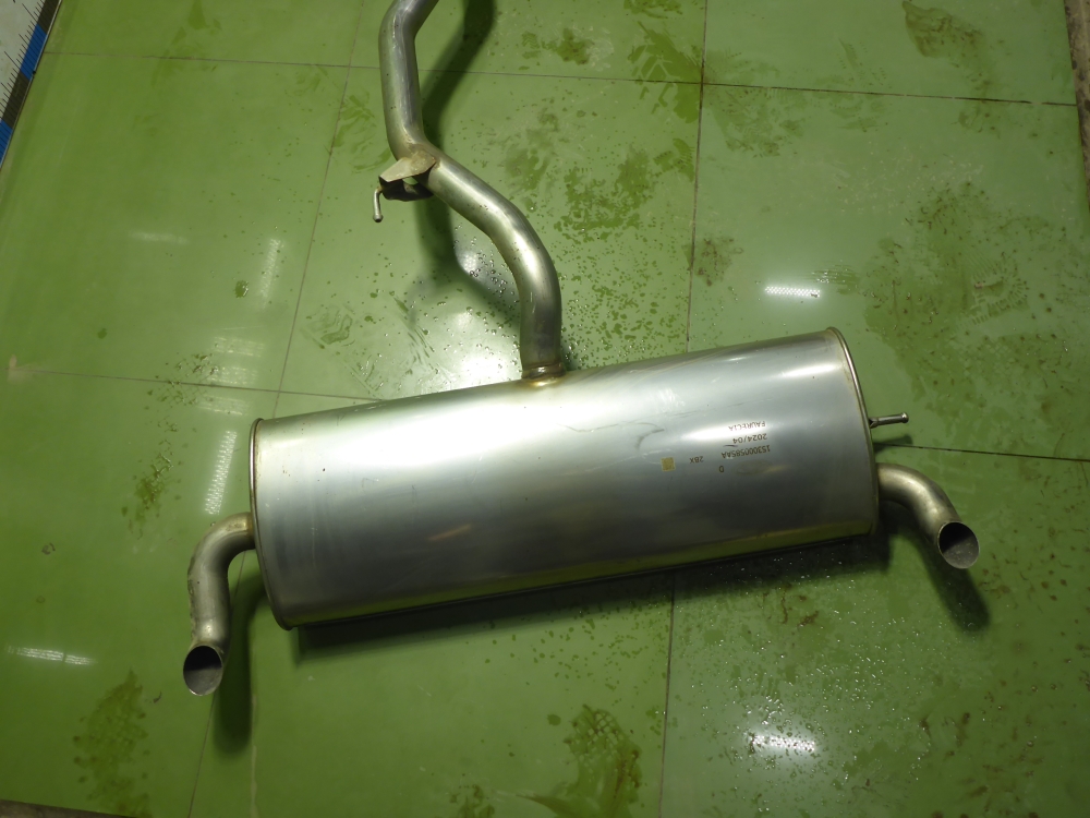 Глушитель основной / задняя часть