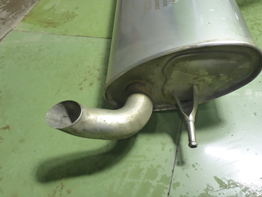 Глушитель основной / задняя часть