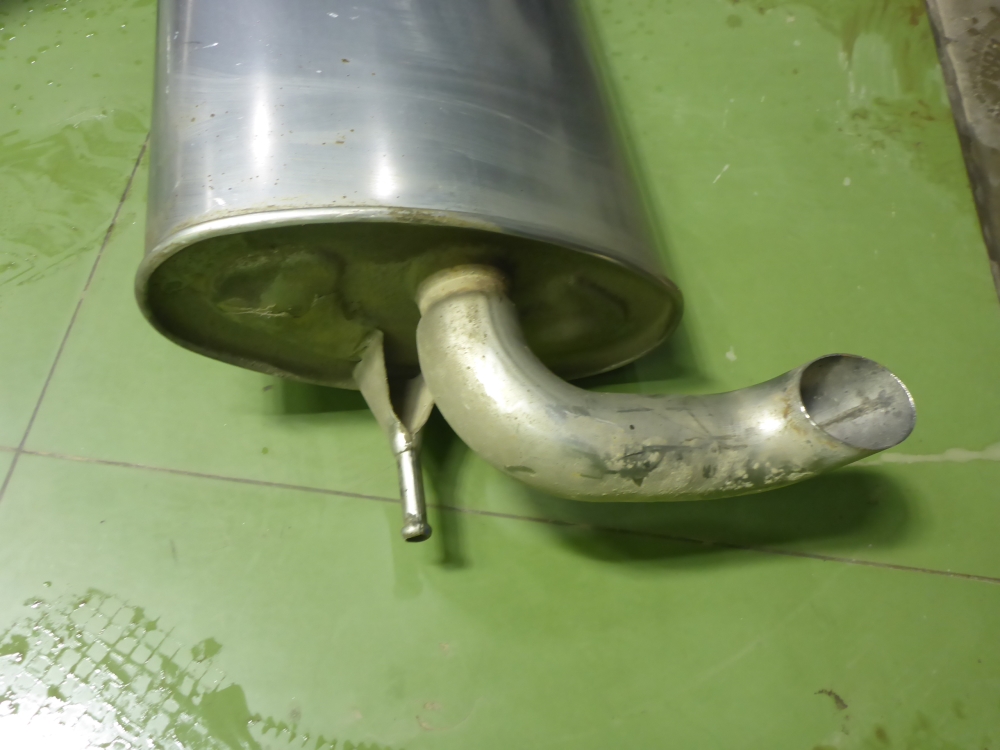 Глушитель основной / задняя часть