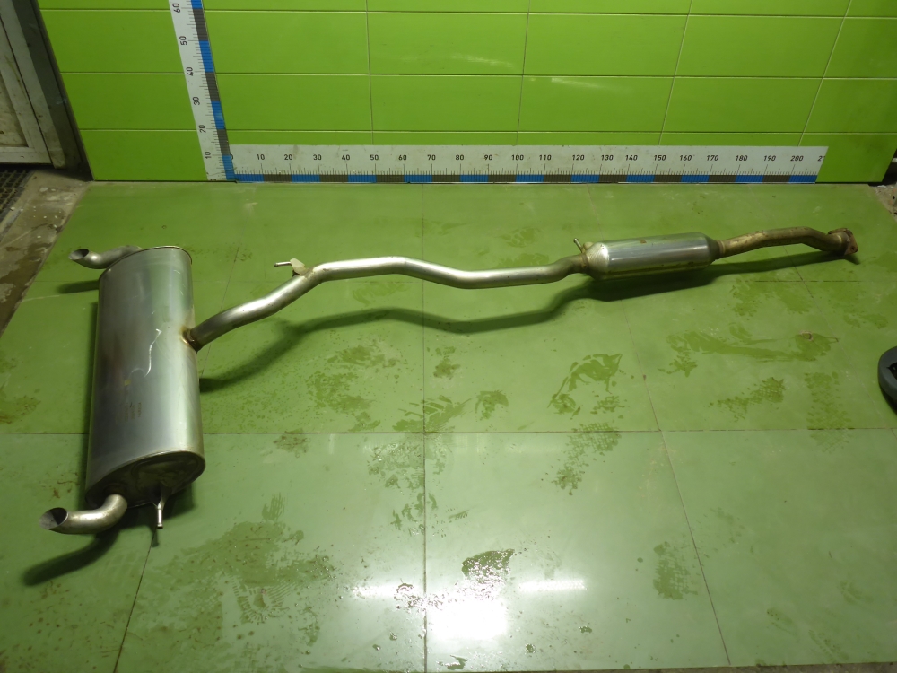 Глушитель основной / задняя часть