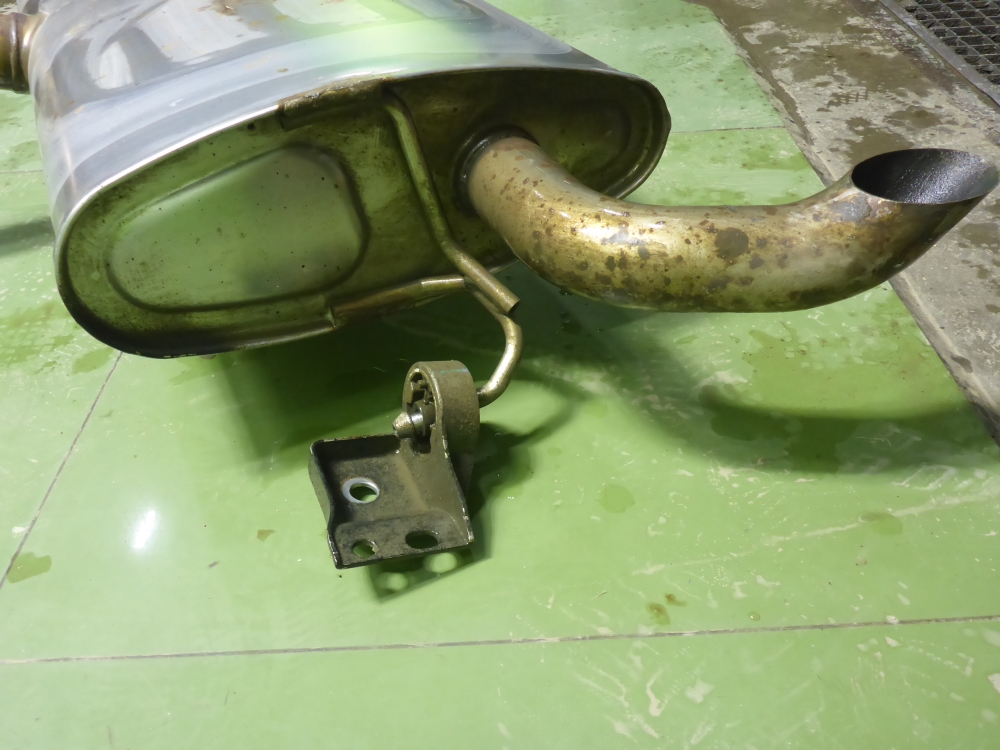 Глушитель основной / задняя часть