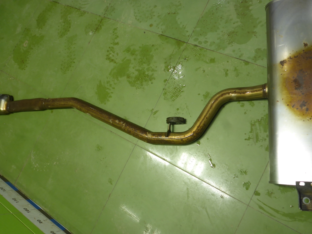 Глушитель основной / задняя часть