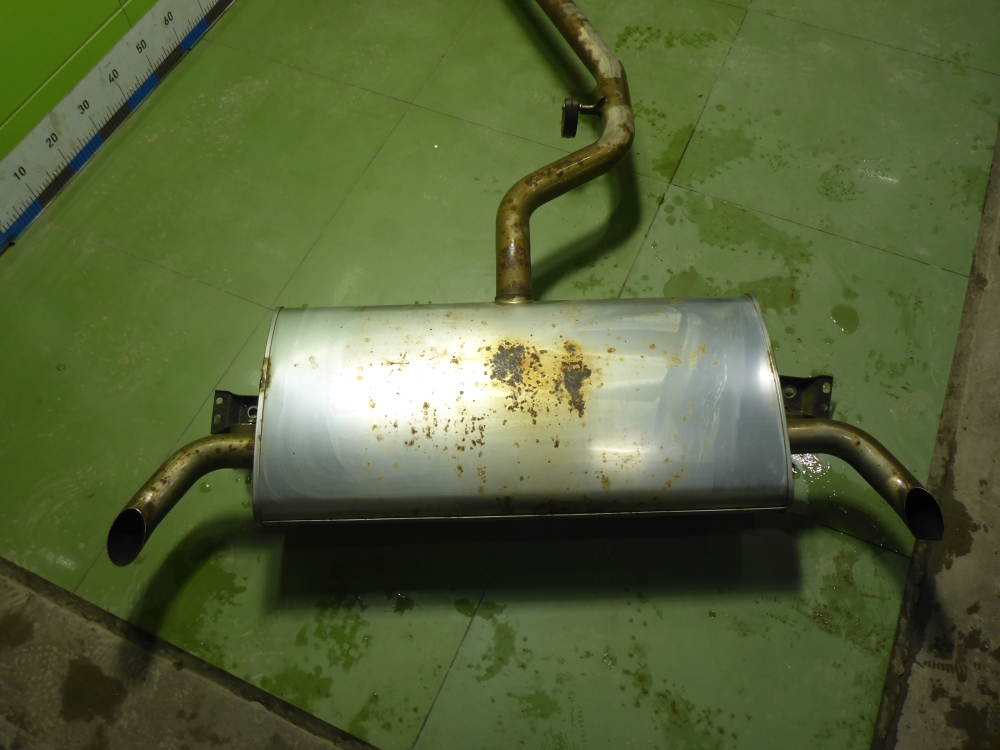 Глушитель основной / задняя часть
