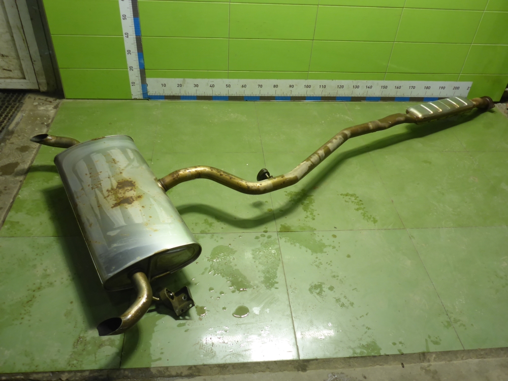 Глушитель основной / задняя часть