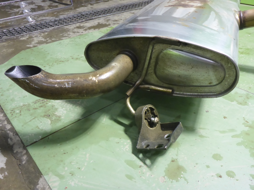 Глушитель основной / задняя часть