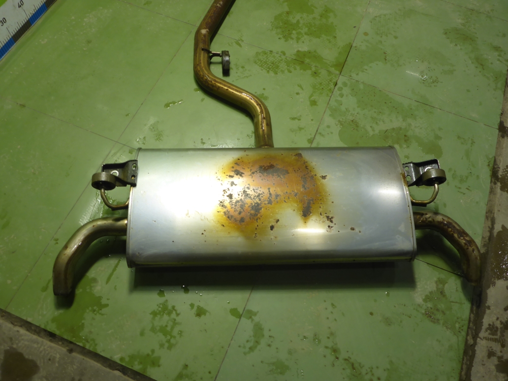 Глушитель основной / задняя часть