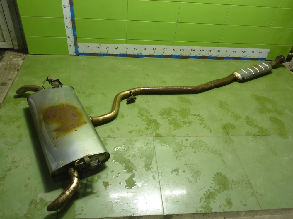 Глушитель основной / задняя часть