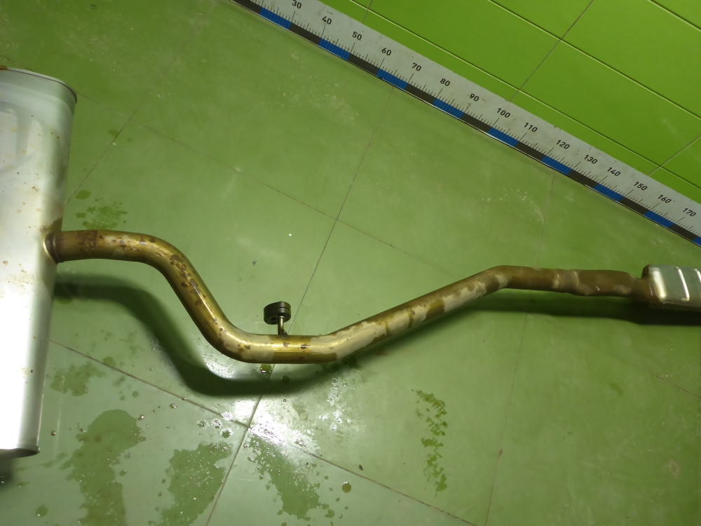 Глушитель основной / задняя часть