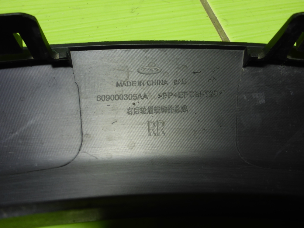 Накладка заднего крыла правого