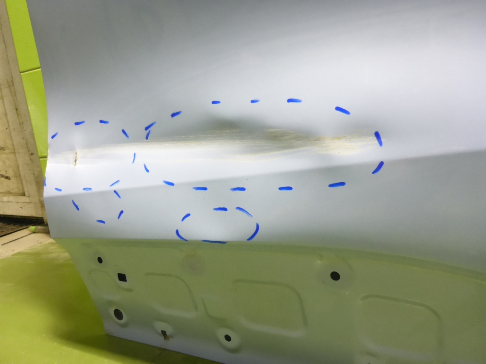 Дверь задняя левая