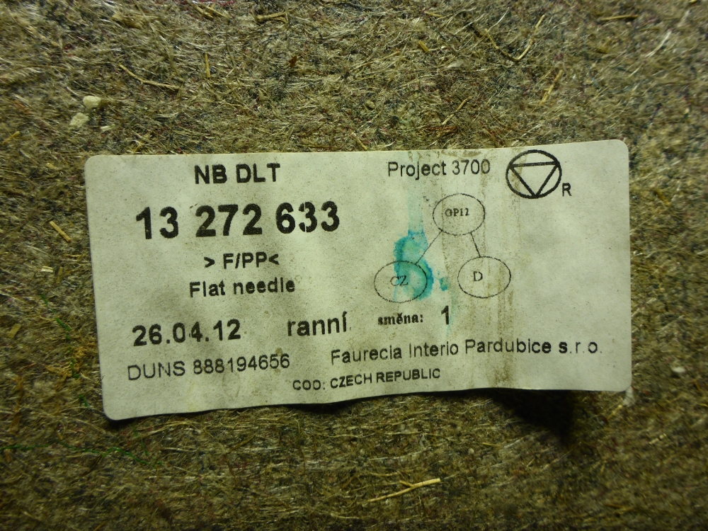 Обшивка крышки багажника