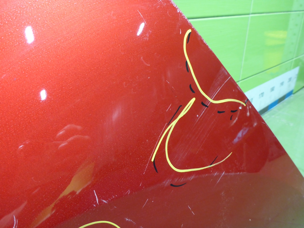 Крыло переднее левое