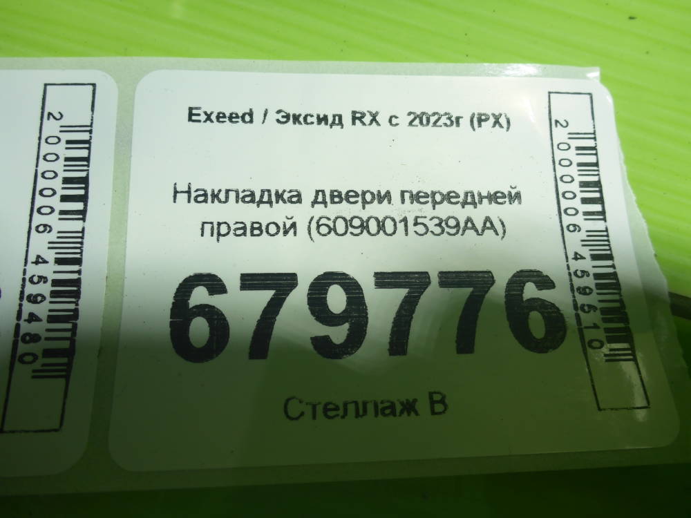 Накладка двери передней правой