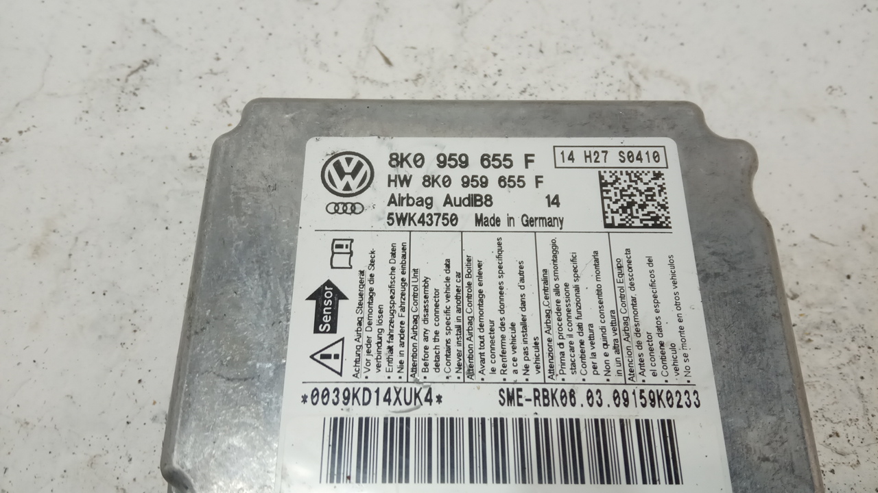 Блок управления подушек безопасности (AIR BAG)