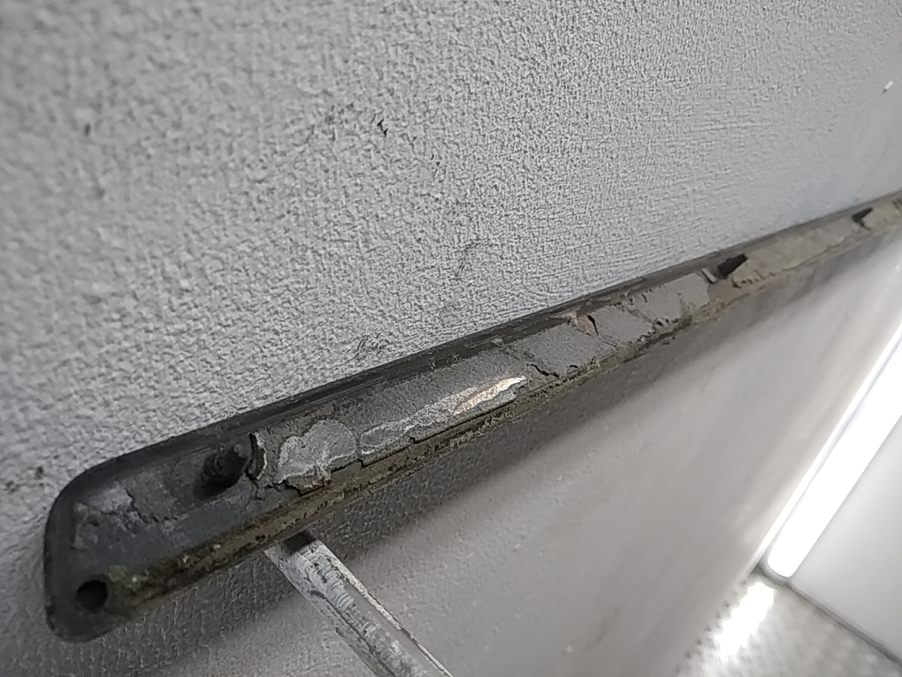 Молдинг передней левой двери