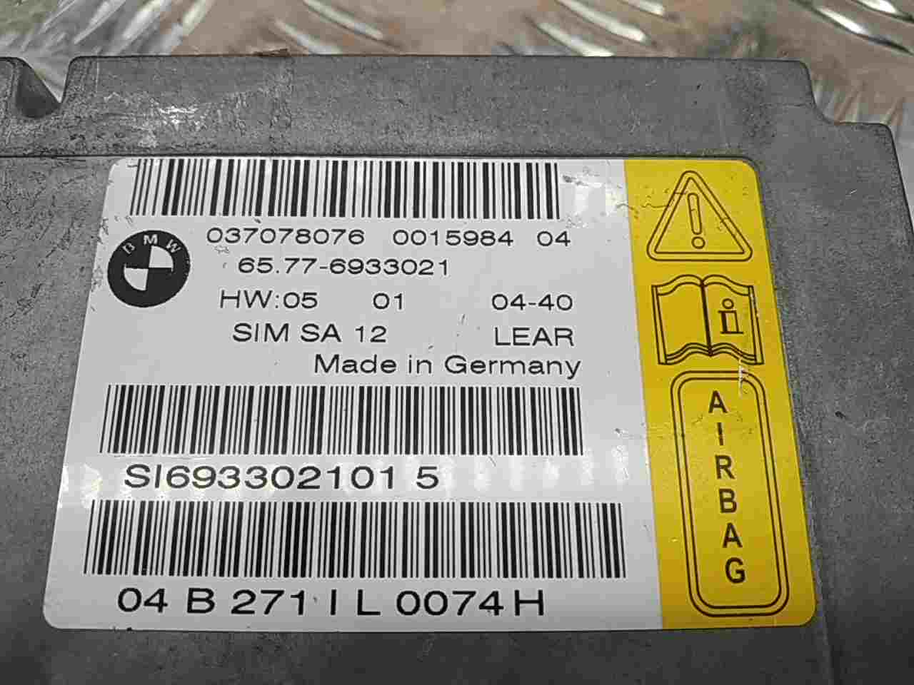 Блок управления подушек безопасности (AIR BAG)