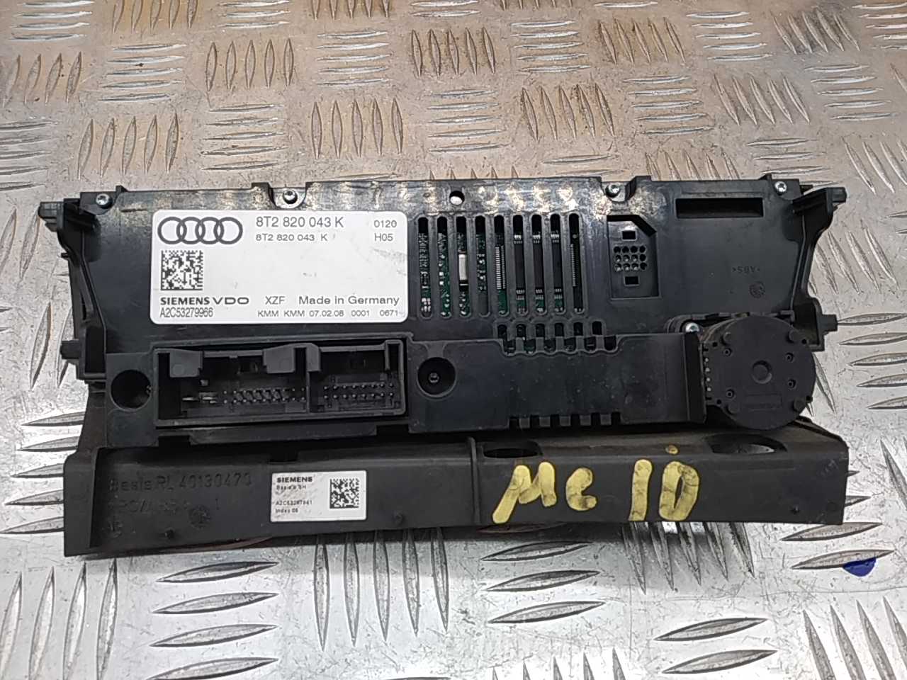 Блок управления климатической установкой