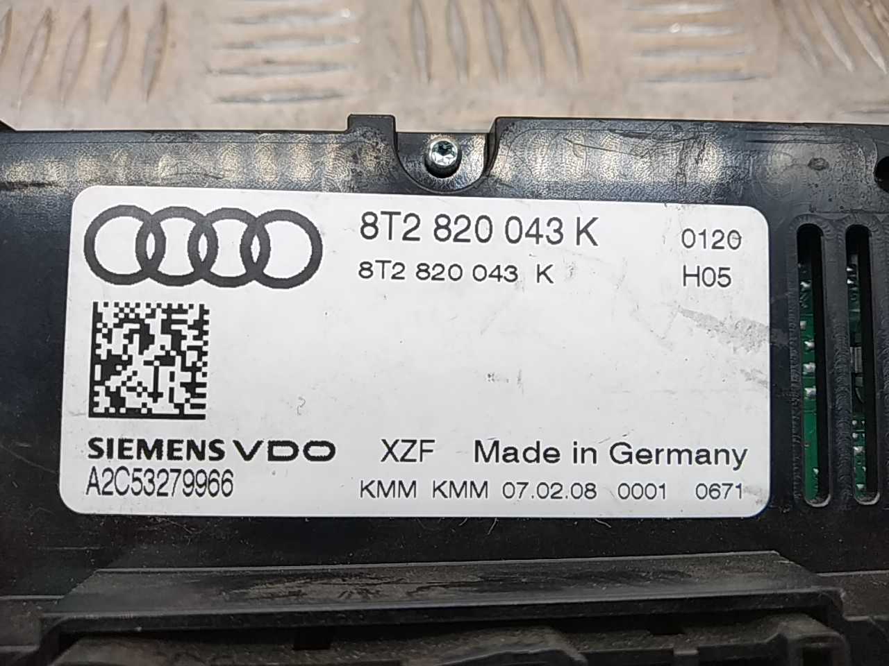 Блок управления климатической установкой