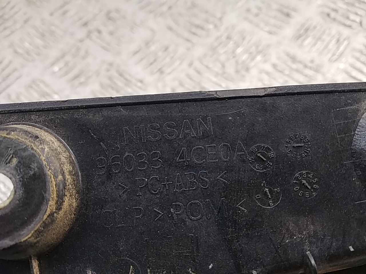 Накладка двери багажника