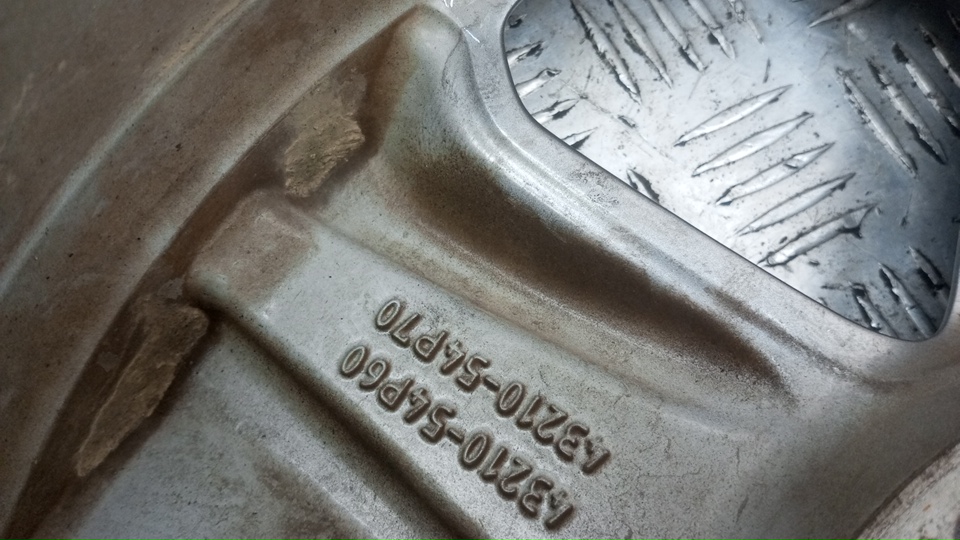 Диск колесный литой