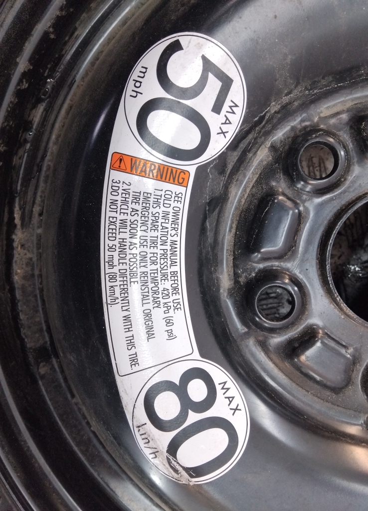 Диск запасного колеса/докатка