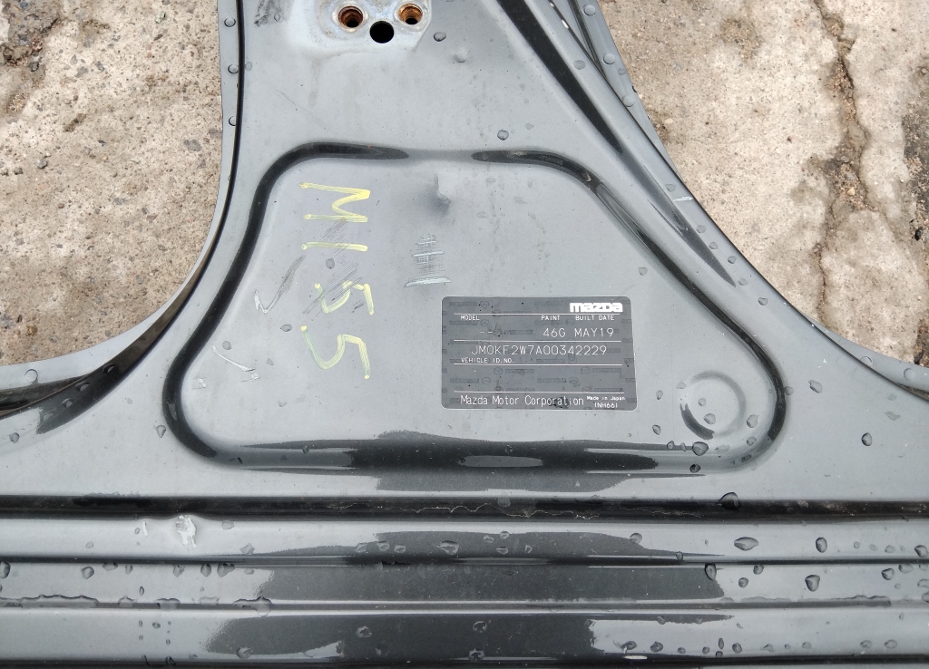 Порог со стойкой правый